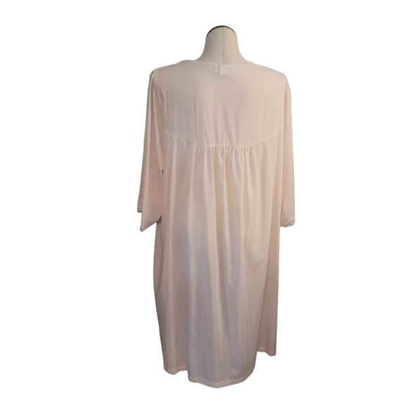 80s Lightweight Pale Pink Robe - Picture 2 of 6